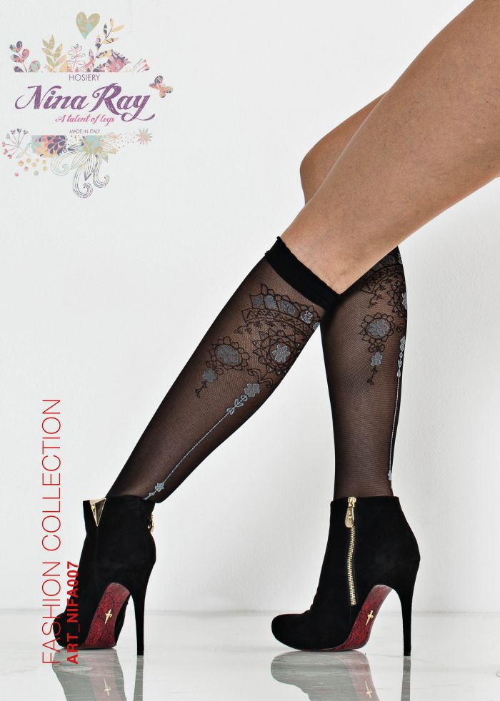 Nina Ray Multifiber Optical Pattern Leggi  Fashion Collection | Pantyhose Library